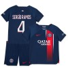 Maillot de Supporter Paris Saint-Germain 2023-24 Sergio Ramos 4 Domicile Pour Enfant